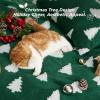 imageBedsure Fluffy Christmas Comforter Set Queen  Christmas Bedding with Christmas Tree Warm Flannel Fleece Bed Sets for Winter 3 Pieces 1 Soft Plush Shaggy Comforter with 2 Pillowcases03  Green