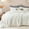 imageBedsure Fluffy Comforter Set Queen  Super Soft Faux Fur Bed Set Cream White All Seasons Warm Plush Fleece Bedding 3 Pieces 1 Shaggy Fuzzy Queen Size Comforter with 2 Pillowcases01  Cream White