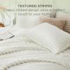 imageBedsure Fluffy Comforter Set Queen  Super Soft Faux Fur Bed Set Cream White All Seasons Warm Plush Fleece Bedding 3 Pieces 1 Shaggy Fuzzy Queen Size Comforter with 2 Pillowcases01  Cream White