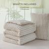 imageBedsure Fluffy Comforter Set Queen  Super Soft Faux Fur Bed Set Cream White All Seasons Warm Plush Fleece Bedding 3 Pieces 1 Shaggy Fuzzy Queen Size Comforter with 2 Pillowcases02  Linen