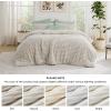 imageBedsure Fluffy Comforter Set Queen  Super Soft Faux Fur Bed Set Cream White All Seasons Warm Plush Fleece Bedding 3 Pieces 1 Shaggy Fuzzy Queen Size Comforter with 2 Pillowcases02  Linen