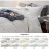 imageBedsure Fluffy Duvet Cover Set  Faux Fur Comforter Cover Queen Size Dark Grey Warm Plush Bedding for Winter 3Piece Set with Zipper Closure 90quotx90quot and 2 Pillow Shams Comforter Sold Separately05  White No Comforter