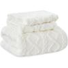 imageBedsure Fluffy Duvet Cover Set  Faux Fur Comforter Cover Queen Size Dark Grey Warm Plush Bedding for Winter 3Piece Set with Zipper Closure 90quotx90quot and 2 Pillow Shams Comforter Sold Separately05  White No Comforter