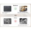 imageBedsure Foldable Human Dog Bed  2 in 1 Flexible Giant Human Dog Bed for Adult People with Supportive Bolster Egg Foam Waterproof Liner Calming Fluffy Faux Fur Orthopedic Big Bean Bed Light GreyLight Grey