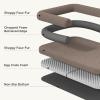 imageBedsure Foldable Human Dog Bed for People Adults 2 in 1 Calming Human Size Giant Dog Bed Fits Pet Families with Egg Foam Supportive Mat and Waterproof Liner Faux Fur Orthopedic Pet Sofa PinkWhite