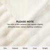 imageBedsure GentleSoft Fluffy Faux Fur Throw Blanket Fuzzy Soft Bubble Blanket for Couch Faux Fur Decor for Bedroom Living Room Housewarming Thick Warm Furry Cozy Gifts for Women Cream 50x60 InchCream