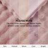 imageBedsure GentleSoft Fluffy Faux Fur Throw Blanket Fuzzy Soft Bubble Blanket for Couch Faux Fur Decor for Bedroom Living Room Housewarming Thick Warm Furry Cozy Gifts for Women Cream 50x60 InchDusty Rose