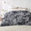 imageBedsure GentleSoft Fluffy Sherpa Fleece Faux Fur Blankets Queen Size for Bed Bedroom Decor Winter Thick Warm Full Queen Blankets Fuzzy Plush Soft Heavy Mink Tie Dye Grey Bedding Cozy Gifts 90x9006 Tie Dye Grey