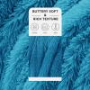 imageBedsure GentleSoft Fluffy Sherpa Fleece Faux Fur Blankets Queen Size for Bed Bedroom Decor Winter Thick Warm Full Queen Blankets Fuzzy Plush Soft Heavy Mink Tie Dye Grey Bedding Cozy Gifts 90x9017 Bright Blue