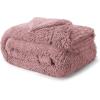 imageBedsure GentleSoft Fluffy Sherpa Fleece Faux Fur Blankets Queen Size for Bed Bedroom Decor Winter Thick Warm Full Queen Blankets Fuzzy Plush Soft Heavy Mink Tie Dye Grey Bedding Cozy Gifts 90x9009 Dusty Pink