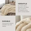 imageBedsure GentleSoft Fluffy Sherpa Fleece Faux Fur Blankets Queen Size for Bed Bedroom Decor Winter Thick Warm Full Queen Blankets Fuzzy Plush Soft Heavy Mink Tie Dye Grey Bedding Cozy Gifts 90x9002 Beige