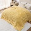 imageBedsure GentleSoft Fluffy Sherpa Fleece Faux Fur Blankets Queen Size for Bed Bedroom Decor Winter Thick Warm Full Queen Blankets Fuzzy Plush Soft Heavy Mink Tie Dye Grey Bedding Cozy Gifts 90x9016 Light Yellow