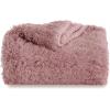 imageBedsure GentleSoft Fluffy Sherpa Fleece Faux Fur Blankets Queen Size for Bed Bedroom Decor Winter Thick Warm Full Queen Blankets Fuzzy Plush Soft Heavy Mink Tie Dye Grey Bedding Cozy Gifts 90x9009 Dusty Pink