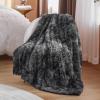 imageBedsure GentleSoft Fluffy Sherpa Fleece Faux Fur Blankets Queen Size for Bed Bedroom Decor Winter Thick Warm Full Queen Blankets Fuzzy Plush Soft Heavy Mink Tie Dye Grey Bedding Cozy Gifts 90x9007 Tie Dye Black