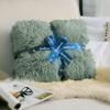 imageBedsure GentleSoft Fluffy Sherpa Fleece Faux Fur Blankets Queen Size for Bed Bedroom Decor Winter Thick Warm Full Queen Blankets Fuzzy Plush Soft Heavy Mink Tie Dye Grey Bedding Cozy Gifts 90x9010 Sage Green