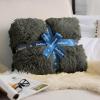 imageBedsure GentleSoft Fluffy Sherpa Fleece Faux Fur Blankets Queen Size for Bed Bedroom Decor Winter Thick Warm Full Queen Blankets Fuzzy Plush Soft Heavy Mink Tie Dye Grey Bedding Cozy Gifts 90x9019 Olive Green