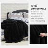imageBedsure GentleSoft Fluffy Sherpa Fleece Faux Fur Blankets Queen Size for Bed Bedroom Decor Winter Thick Warm Full Queen Blankets Fuzzy Plush Soft Heavy Mink Tie Dye Grey Bedding Cozy Gifts 90x9005 Black