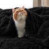 imageBedsure GentleSoft Fluffy Sherpa Fleece Faux Fur Blankets Queen Size for Bed Bedroom Decor Winter Thick Warm Full Queen Blankets Fuzzy Plush Soft Heavy Mink Tie Dye Grey Bedding Cozy Gifts 90x9005 Black