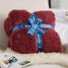 imageBedsure GentleSoft Fluffy Sherpa Fleece Faux Fur Blankets Queen Size for Bed Bedroom Decor Winter Thick Warm Full Queen Blankets Fuzzy Plush Soft Heavy Mink Tie Dye Grey Bedding Cozy Gifts 90x9021 Burgundy Red