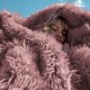 imageBedsure GentleSoft Fluffy Sherpa Fleece Faux Fur Blankets Queen Size for Bed Bedroom Decor Winter Thick Warm Full Queen Blankets Fuzzy Plush Soft Heavy Mink Tie Dye Grey Bedding Cozy Gifts 90x9009 Dusty Pink