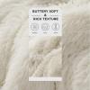 imageBedsure GentleSoft Fluffy Sherpa Fleece Faux Fur Blankets Queen Size for Bed Bedroom Decor Winter Thick Warm Full Queen Blankets Fuzzy Plush Soft Heavy Mink Tie Dye Grey Bedding Cozy Gifts 90x9001 Cream