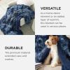 imageBedsure GentleSoft Fluffy Sherpa Fleece Faux Fur Blankets Queen Size for Bed Bedroom Decor Winter Thick Warm Full Queen Blankets Fuzzy Plush Soft Heavy Mink Tie Dye Grey Bedding Cozy Gifts 90x9004 Tie Dye Navy
