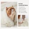 imageBedsure GentleSoft Fluffy Sherpa Fleece Faux Fur Blankets Queen Size for Bed Bedroom Decor Winter Thick Warm Full Queen Blankets Fuzzy Plush Soft Heavy Mink Tie Dye Grey Bedding Cozy Gifts 90x9001 Cream