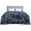 imageBedsure GentleSoft Fluffy Sherpa Fleece Faux Fur Blankets Queen Size for Bed Bedroom Decor Winter Thick Warm Full Queen Blankets Fuzzy Plush Soft Heavy Mink Tie Dye Grey Bedding Cozy Gifts 90x9004 Tie Dye Navy
