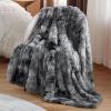 imageBedsure GentleSoft Fluffy Sherpa Fleece Faux Fur Blankets Queen Size for Bed Bedroom Decor Winter Thick Warm Full Queen Blankets Fuzzy Plush Soft Heavy Mink Tie Dye Grey Bedding Cozy Gifts 90x9006 Tie Dye Grey