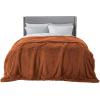 imageBedsure GentleSoft Fluffy Sherpa Fleece Faux Fur Blankets Queen Size for Bed Bedroom Decor Winter Thick Warm Full Queen Blankets Fuzzy Plush Soft Heavy Mink Tie Dye Grey Bedding Cozy Gifts 90x9020 Burnt Orange
