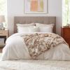 imageBedsure GentleSoft Sherpa Fluffy Blanket Queen Size for Bed  Fleece Warm and Cozy for Women Gift Plush ampamp Fuzzy Faux Fur Blanket for Couch Sofa and Decor Tie Dye Design Grey 90x90 Inches02  Beige