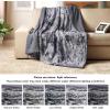 imageBedsure GentleSoft Sherpa Fluffy Blanket Queen Size for Bed  Fleece Warm and Cozy for Women Gift Plush ampamp Fuzzy Faux Fur Blanket for Couch Sofa and Decor Tie Dye Design Grey 90x90 Inches01  Grey