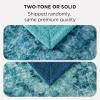 imageBedsure GentleSoft Sherpa Fluffy Blanket Queen Size for Bed  Fleece Warm and Cozy for Women Gift Plush ampamp Fuzzy Faux Fur Blanket for Couch Sofa and Decor Tie Dye Design Grey 90x90 Inches00  Teal