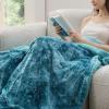 imageBedsure GentleSoft Sherpa Fluffy Blanket Queen Size for Bed  Fleece Warm and Cozy for Women Gift Plush ampamp Fuzzy Faux Fur Blanket for Couch Sofa and Decor Tie Dye Design Grey 90x90 Inches00  Teal