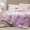 imageBedsure GentleSoft Sherpa Fluffy Blanket Queen Size for Bed  Fleece Warm and Cozy for Women Gift Plush ampamp Fuzzy Faux Fur Blanket for Couch Sofa and Decor Tie Dye Design Grey 90x90 Inches06  Light Purple