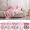 imageBedsure GentleSoft Sherpa Fluffy Blanket Queen Size for Bed  Fleece Warm and Cozy for Women Gift Plush ampamp Fuzzy Faux Fur Blanket for Couch Sofa and Decor Tie Dye Design Grey 90x90 Inches04  Pink