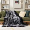 imageBedsure GentleSoft Sherpa Fluffy Blanket Queen Size for Bed  Fleece Warm and Cozy for Women Gift Plush ampamp Fuzzy Faux Fur Blanket for Couch Sofa and Decor Tie Dye Design Grey 90x90 Inches03  Tie Dye Black