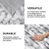 imageBedsure GentleSoft Sherpa Fluffy Blanket Queen Size for Bed  Fleece Warm and Cozy for Women Gift Plush ampamp Fuzzy Faux Fur Blanket for Couch Sofa and Decor Tie Dye Design Grey 90x90 Inches01  Light Grey