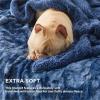 imageBedsure GentleSoft Sherpa Fluffy Blanket Queen Size for Bed  Fleece Warm and Cozy for Women Gift Plush ampamp Fuzzy Faux Fur Blanket for Couch Sofa and Decor Tie Dye Design Grey 90x90 Inches07  Indigo