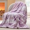 imageBedsure GentleSoft Sherpa Fluffy Blanket Queen Size for Bed  Fleece Warm and Cozy for Women Gift Plush ampamp Fuzzy Faux Fur Blanket for Couch Sofa and Decor Tie Dye Design Grey 90x90 Inches06  Light Purple