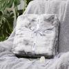 imageBedsure GentleSoft Sherpa Fluffy Blanket Queen Size for Bed  Fleece Warm and Cozy for Women Gift Plush ampamp Fuzzy Faux Fur Blanket for Couch Sofa and Decor Tie Dye Design Grey 90x90 Inches01  Light Grey