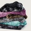 imageBedsure GentleSoft Sherpa Fluffy Blanket Queen Size for Bed  Fleece Warm and Cozy for Women Gift Plush ampamp Fuzzy Faux Fur Blanket for Couch Sofa and Decor Tie Dye Design Grey 90x90 Inches06  Purple