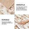 imageBedsure GentleSoft Sherpa Fluffy Blanket Queen Size for Bed  Fleece Warm and Cozy for Women Gift Plush ampamp Fuzzy Faux Fur Blanket for Couch Sofa and Decor Tie Dye Design Grey 90x90 Inches02  Beige