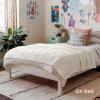 imageBedsure GentleSoft Throw Blanket for Couch  Soft Cozy Fall Blanket Gifts for Women Teen Girls Fuzzy Fluffy Fleece Throw Boho Home Room Fall Decor Aesthetic Halloween Christmas White 50x60 InchesWhite