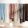 imageBedsure GentleSoft Throw Blanket for Couch  Soft Cozy Fall Blanket Gifts for Women Teen Girls Fuzzy Fluffy Fleece Throw Boho Home Room Fall Decor Aesthetic Halloween Christmas White 50x60 InchesLight Grey