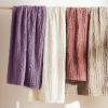 imageBedsure GentleSoft Throw Blanket for Couch  Soft Cozy Fall Blanket Gifts for Women Teen Girls Fuzzy Fluffy Fleece Throw Boho Home Room Fall Decor Aesthetic Halloween Christmas White 50x60 InchesPurple
