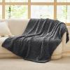 imageBedsure GentleSoft Throw Blanket for Couch  Soft Cozy Fall Blanket Gifts for Women Teen Girls Fuzzy Fluffy Fleece Throw Boho Home Room Fall Decor Aesthetic Halloween Christmas White 50x60 InchesGrey
