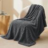 imageBedsure GentleSoft Throw Blanket for Couch  Soft Cozy Fall Blanket Gifts for Women Teen Girls Fuzzy Fluffy Fleece Throw Boho Home Room Fall Decor Aesthetic Halloween Christmas White 50x60 InchesGrey