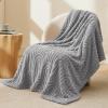 imageBedsure GentleSoft Throw Blanket for Couch  Soft Cozy Fall Blanket Gifts for Women Teen Girls Fuzzy Fluffy Fleece Throw Boho Home Room Fall Decor Aesthetic Halloween Christmas White 50x60 InchesLight Grey