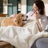 imageBedsure GentleSoft Throw Blanket for Couch  Soft Cozy Fall Blanket Gifts for Women Teen Girls Fuzzy Fluffy Fleece Throw Boho Home Room Fall Decor Aesthetic Halloween Christmas White 50x60 InchesWhite
